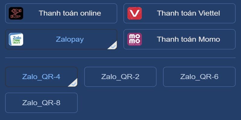 Một số chương trình cho phép người chơi sử dụng thẻ cào hoặc voucher để nạp