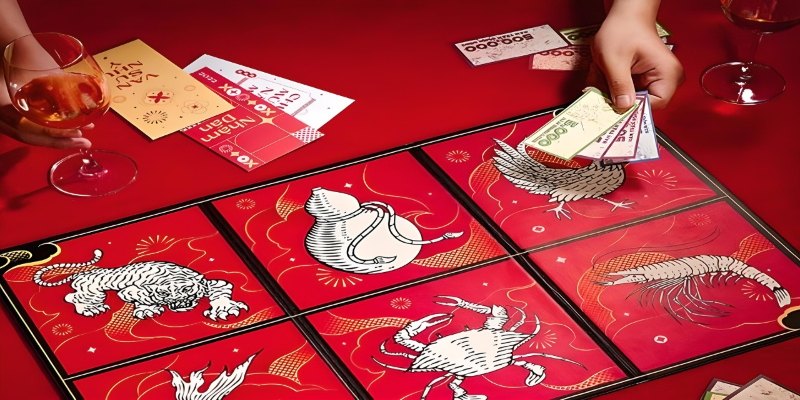 Giao diện khi tải game bầu cua được thiết kế sinh động với hình ảnh sắc nét